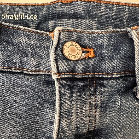 Gently Used Talbots Flawless High Waist Straight Leg 8P Jeans - Picture 3 of 6